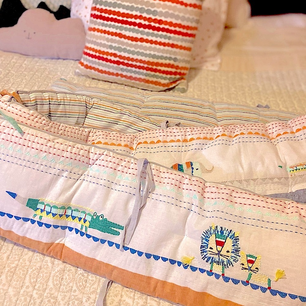 Pottery Barn Crib Bumper
